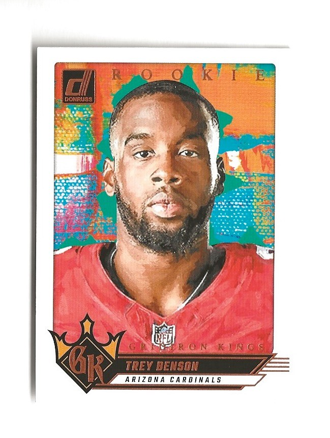 2024 Panini Donruss Trey Benson Gridiron Kings SP RC Arizona Cardinals