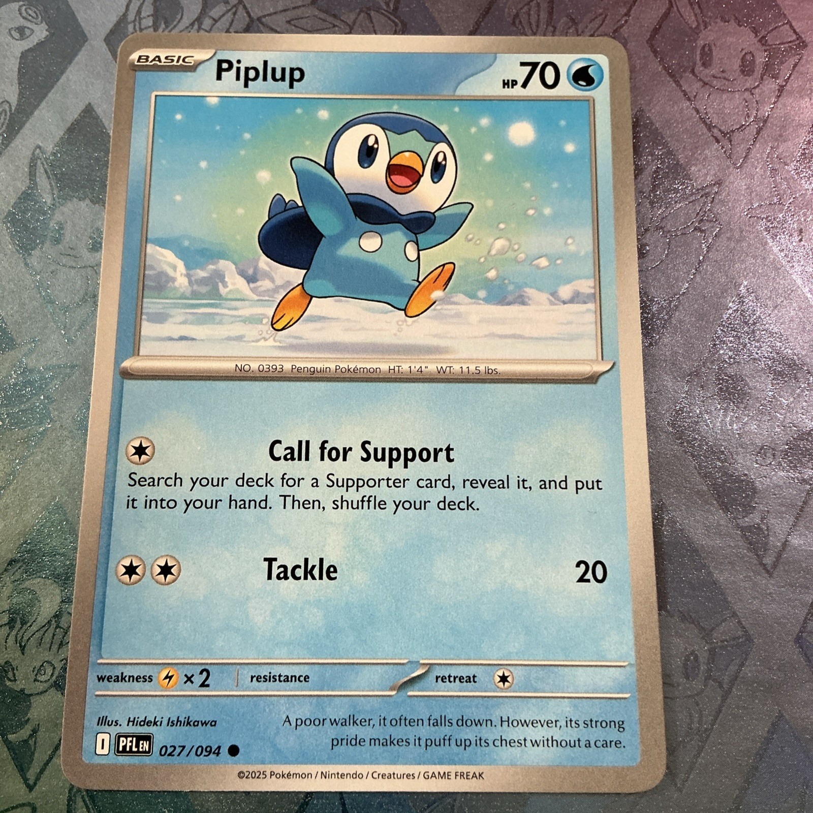 Piplup Normal Common ME02: Phantasmal Flames - 027/094 M/NM