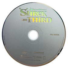 Shrek The Third DVD 2007 Full Screen Mike Myers Eddie Murphy Disc Only