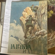 Lotto 3 Riviste LA LETTURA 1917 - Ottobre Novembre Dicembre - Guerra Mondiale