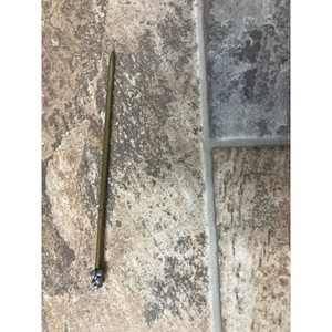 Antique Brass Sewing Needle with Beaded End for Crafts and Repairs