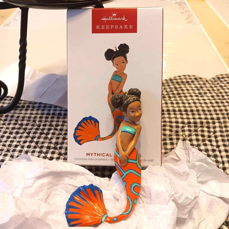 HALLMARK MYTHICAL MERMAIDS #1 SERIES 2023 CHRISTMAS KEEPSAKE ORNAMENTS