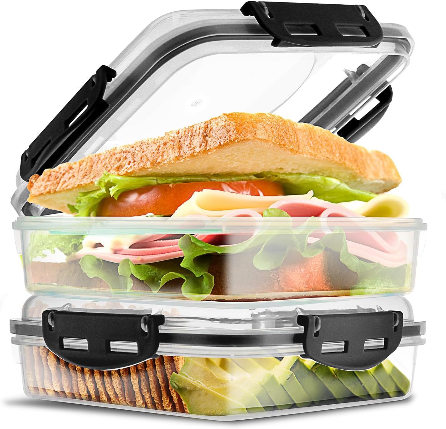 - 2 Pack Bpa Free Lunch Containers For Lunch B