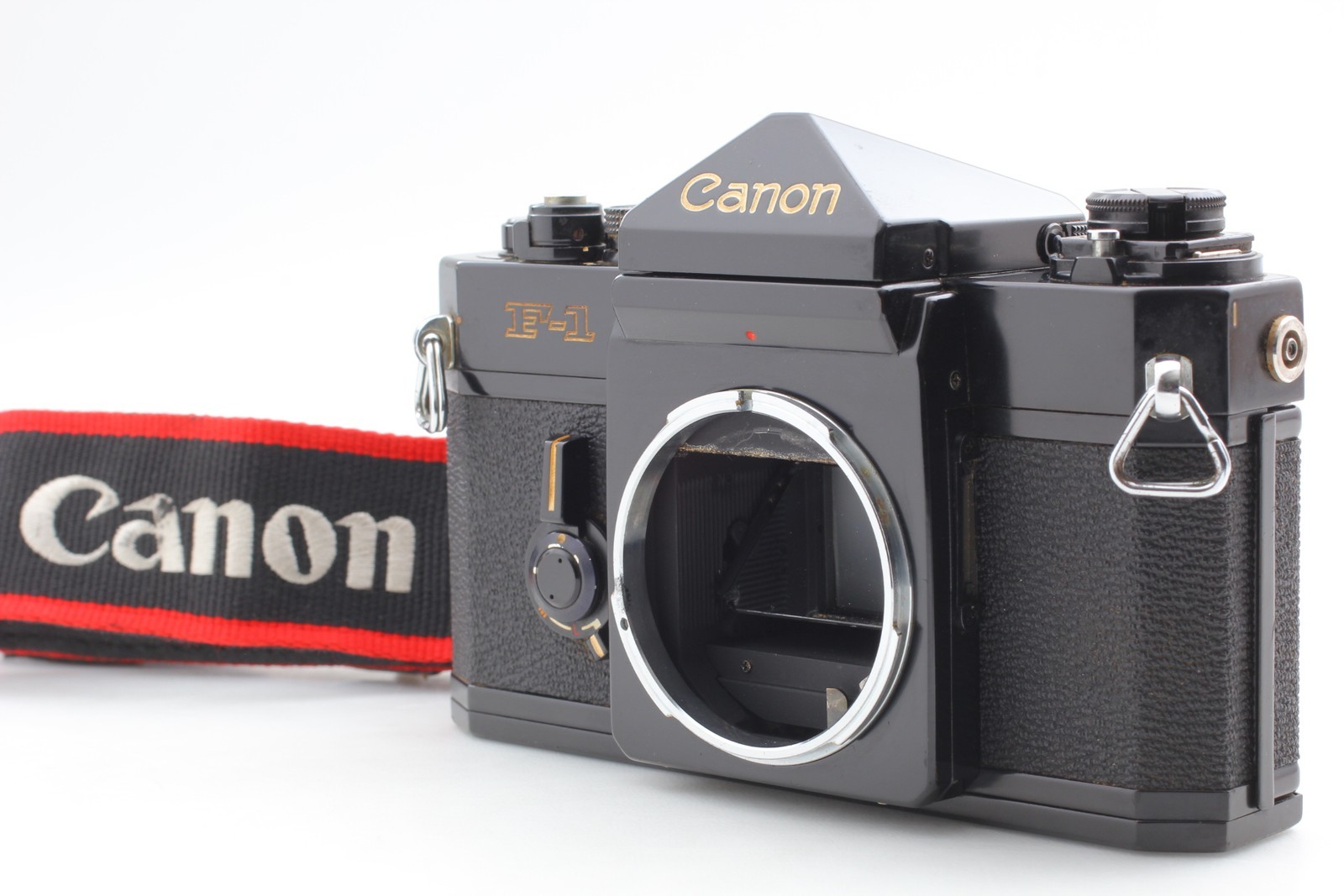 Meter Works!![Near MINT W/Strap] Canon F-1 SLR 35mmFilm Camera Body From JAPAN