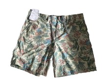 Men's 9" Floral Print Hybrid Swim Shorts - Goodfellow  Co / 40 W