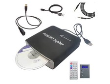 POSSPO CD DVD Player for Car with USB Port AUX Port, Portable External CD...
