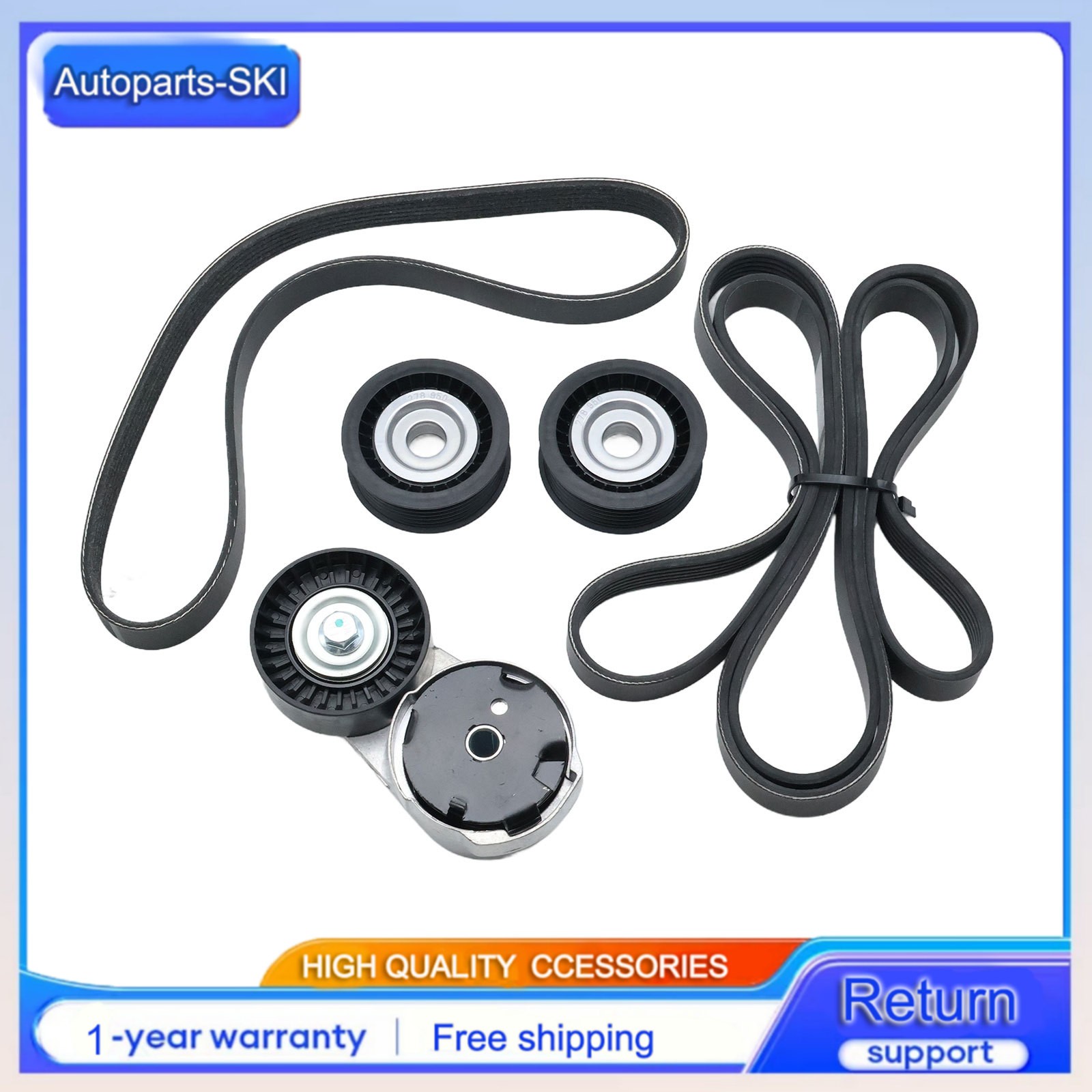 Maserati Ghibli Alternator belts 5 pcs