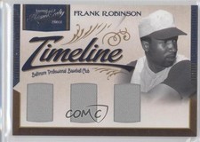 2011 Playoff Prime Cuts Timeline Materials Trios 9/25 Frank Robinson #27 HOF 2u3