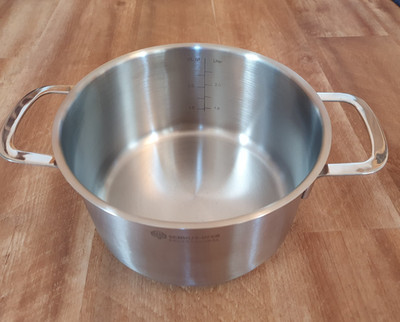 SCHULTE-UFER Kochtopf 20cm  (Fleischtopf/SUS/Professional/Innenskalierung)