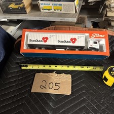 TEKNO VOLVO F12 F 12 SCANDUTCH CONTAINER TRUCK WITH TRAILER  BOXED