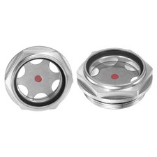 2-Pack Air Compressor Oil Sight Glass M60 x 2mm Toughened Glass