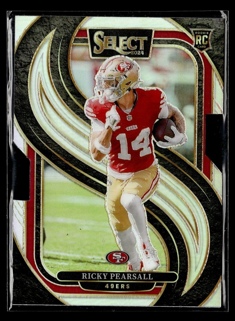 2024 SELECT SILVER DIE CUT PREMIER LEVEL ROOKIE RICKY PEARSALL 49ERS
