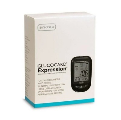 Arkray Glucocard Expression Talking Blood Glucose Monitoring System New in Box