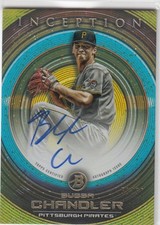 2022 Bowman Inception Bubba Chandler Gold Foil Auto 50/50 #PA-BC ZA