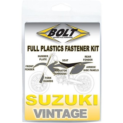 Bolt MC Hardware Body/Plastics Fastener Kit For Suzuki RM SUZ-9600104