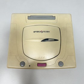 SEGA SATURN WHITE CONSOLE Bundle with 2 Controller & 1 Games 1 Memory HST-3220