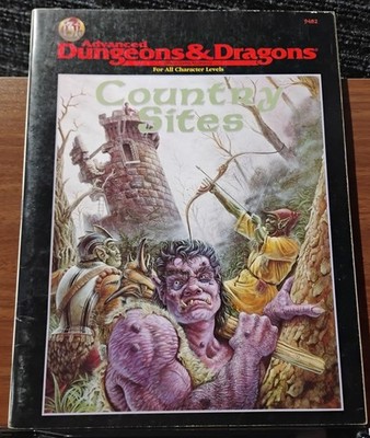 AD&D Country Sites TSR 1995 2E D&D Supplement Robin Jenkins