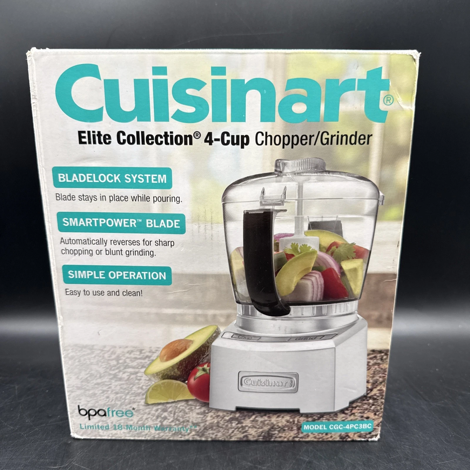 Cuisinart Elite Collection 4-Cup Mini Food Processor CGC-4PC3BC White BladeLock
Opens in a new windo