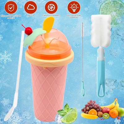 Slushy Maker Becher Slushie Cup Silikon Squeeze Cup DIY Schnellgefrorener Becher