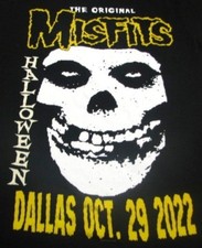 THE MISFITS - 2022 Dallas Halloween Concert T-Shirt - Fiend - Size Medium