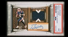 2022 Bailey Zappe Obsidian Jersey Auto Electric Etch Orange 51/99 PSA 9