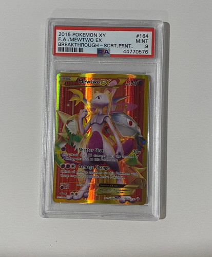 Mewtwo-EX graded PSA 9 for sale on eBay