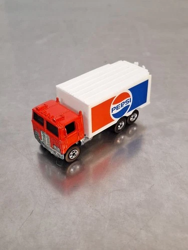 Vintage Hot Wheels 1980's Pepsi Cabover Semi Delivery Truck