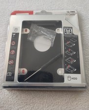 Festplatten Caddy Einbaurahmen 12,7 mm 2,5 Zoll SATA HDD SSD anstelle CD/DVD-ROM
