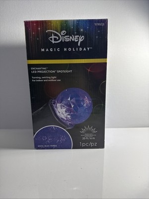 Disney Enchanted Magic Holiday LED Projection Spotlight Swirling Christmas Light