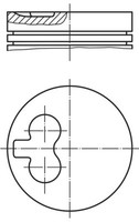 Mahle Kolben FüR Citroen Cx Ii I C25 Peugeot J5 Fiat Ducato 242 C35