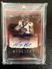 2024 Topps Midnight - Stroke of Midnight Autographs Bo Nix Twilight /99 (AU, RC)
