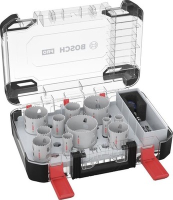 BOSCH Lochsägen-Set Multi-Mat. PC Plus PRO 20, 68, 76mm, 14-teilig