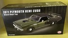 1/18 Acme 1971 PLYMOUTH HEMI CUDA IVY GREEN BLACK VINYL TOP 194 Of 276 — photo 6