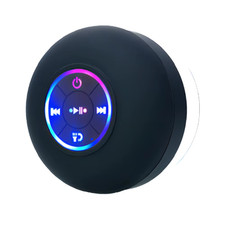 Wireless  Waterproof IPX4 Bluetooth Suction Speaker with Colorful LED Lights