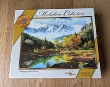 MasterPieces Medallion Collection 3000 Piece Jigsaw Puzzle Landscapes Horses
