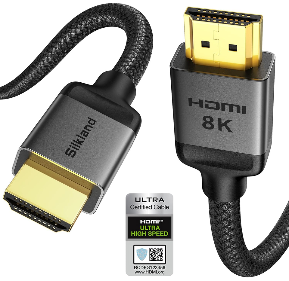 GC StreamPlay HDMI 2.0 High Speed Cable 5m | 4K 2160p 60Hz | 1080p 120Hz/240Hz | 1440p 144Hz | 18 Gbps Ethernet Compatible Con Monitor, HDR, ARC, Ultra HD, Full HD, Dolby