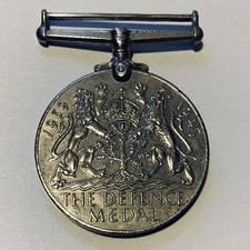 British WW2 the Defence Medal 1939-1945 Original