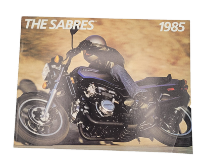 #ad #ad 1985 HONDA The SABRES ORIGINAL DEALER SALES BROCHURE $10.99