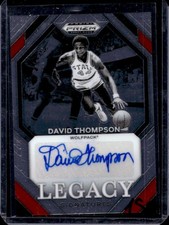 2024 Prizm Draft Picks Collegiate David Thompson Legacy Signatures Auto #LS-DVT