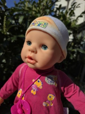 Zapf Puppe Chou Chou 48 cm Baby Puppe 2002 Funktion: Wird krank, bekommt Fiber