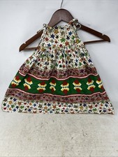 Native American Seminole Miccosukee Patchwork Handmade Colorful Girl Dress 36