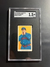 1910 PIEDMONT CIGARETTES T206 MILLER HUGGINS HANGS AT MOUTH SGC 1.5 FR