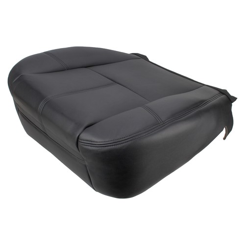 For 2007-13 Chevy Avalanche Suburban LH Seat Cover Leather & Foam Cushion Black - Picture 7 of 18