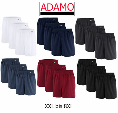 ADAMO 3x Boxershort XXL bis 8XL Übergröße Unterwäsche Unterhose JAMES
