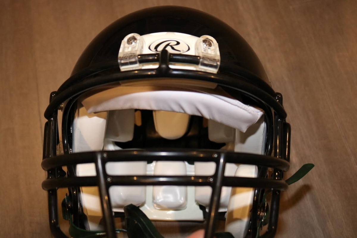 2008 stl slam football helmet RAWLINGS IMPULSE ST LOUIS SLAM WFA FOOTBALL HELMET GAME USED TEAM ISSUE RARE