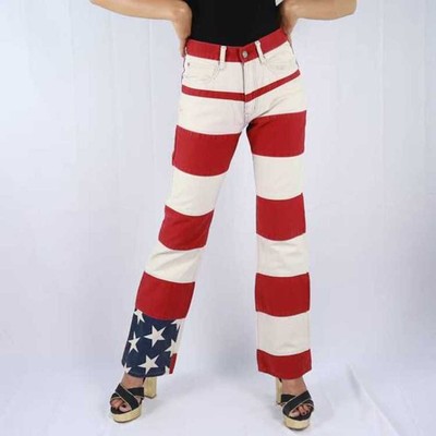 HYSTERIC GLAMOUR KINKY JEANS ストライプデザイン