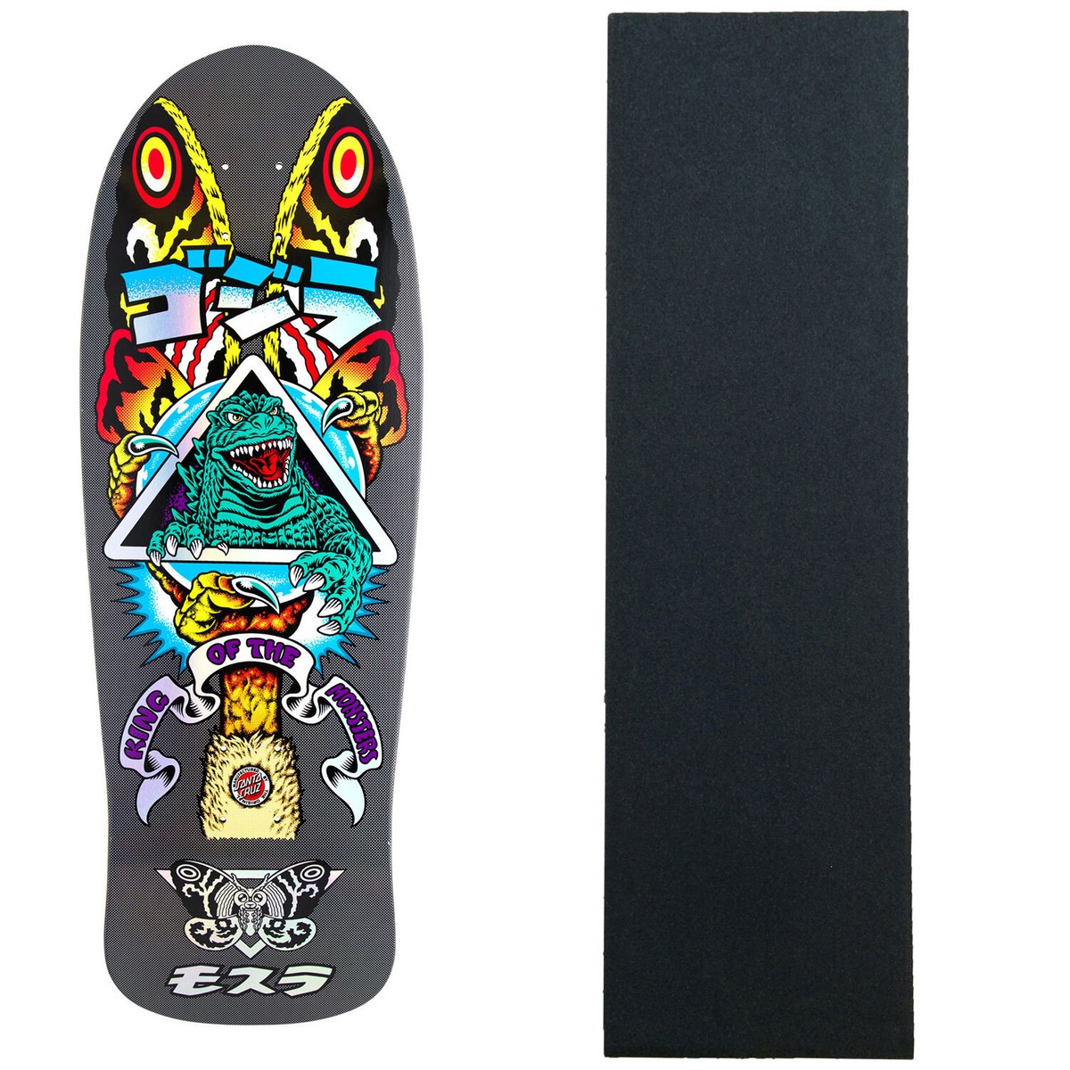 Santa Cruz Skateboard Deck Godzilla Mothra Natas 10.538