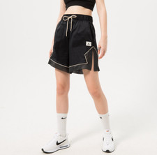 Nike Air Jordan Women's Black Diamond Shorts Loose Fit DO5046-010 Size M