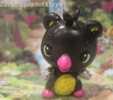 HATCHIMALS COLLEGGTIBLES MINI FIGURE BLACK YELLOW BEARKEET BEARAKEET