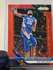 2018-19 Panini Prizm Mitchell Robinson Red Fast Break RC /125 #227 Knicks